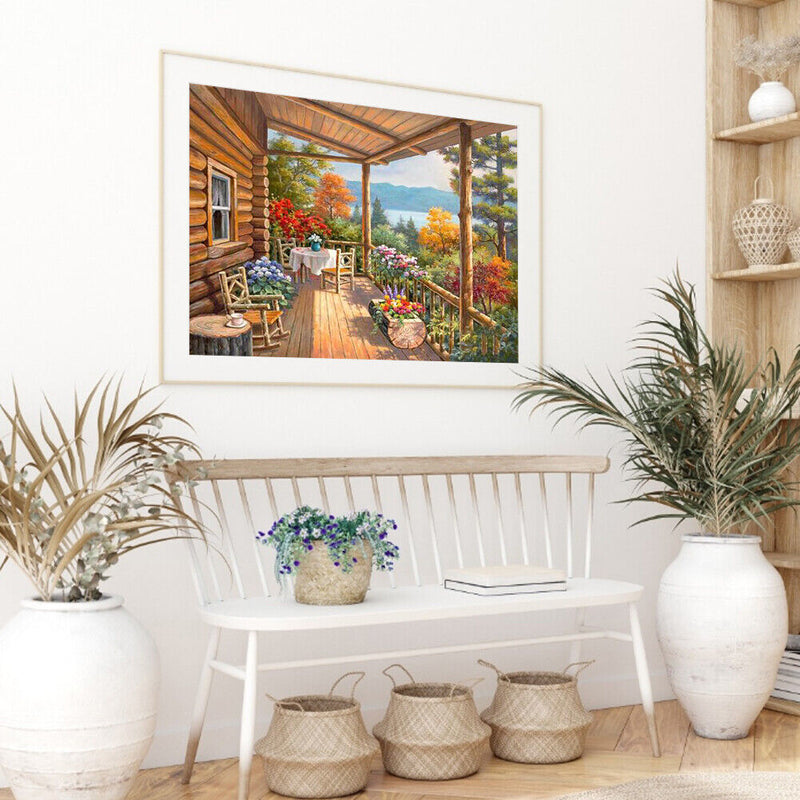 Corridor Oil Paint By Numbers Kit DIY Acrylic Painting on Canvas Frameless
