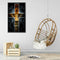 Handmade Cross Lion 5D DIY Full Round Drill Drawing Kit Diamond Painting Artwork