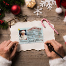 Plastic Santa Flight Cards Creative Xmas Gifts Cards Xmas Eve Tree Decoration