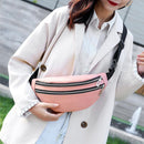 Fashion Fanny Chest Bag Women Suede Solid Color Casual Shoulder Messenger Pack