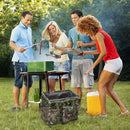 Wide Mouth Tool Bag - Large Capacity Camping Container Storage (Army Green)