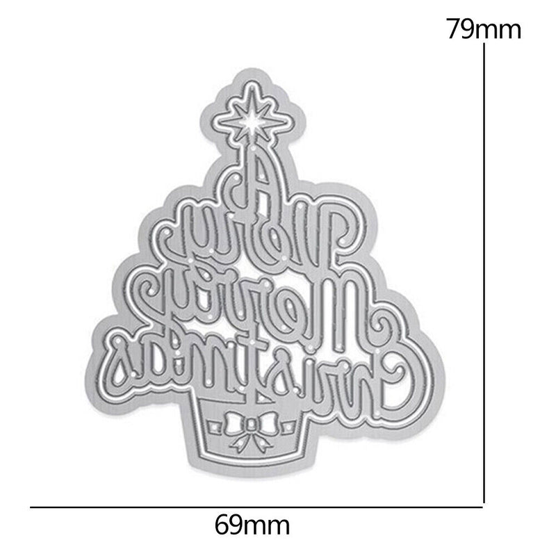 Embossing Molds Cut Die Home Ornaments DIY Materials for Christmas Greeting Card