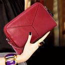 Women PU Leather Multifunction Mini Phone Bag Card Coin Clutch Bag(Red)