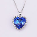 Crystal Wedding Women's Necklace Heart Forever Pendant Heart of Ocean Titanic