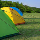 4pcs Wind Rope with Hooks Buckle for Outdoor Camping Hiking Tents (Black) Newly