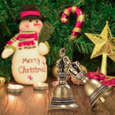 Handicraft Metal Handheld Service Call Desktop Tea Dinner Bronze Christmas Bell