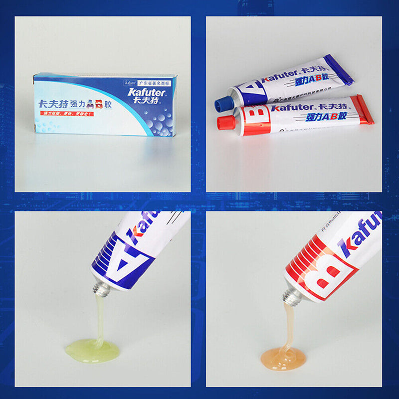 Strong Adhesive A+B Metal Glue Glass Pipe Leakage Repairing Plugging Superglu
