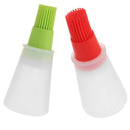 Barbecue Heat Resisting Oil-resistant Oil Bottle Brushes Silicone BBQ Tool