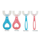 Silicone U-shaped Toothbrush 360 Degree Soft Brush for Kids (4pcs)
