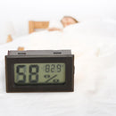 Mini Digital LCD Temperature Humidity Meter Thermometer (Black Fahrenheit)