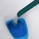 Long-Handled Toilet Brush Golf Brush Head Cleaning Tool Accessories (Green)