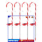 4pcs Solar Christmas Candy Cane Lights Waterproof Xmas Lawn Stakes Lamps De