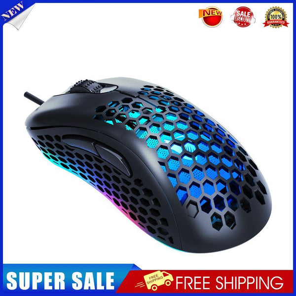 T-WOLF G540 Wired Gaming Mouse 4-Color Breathing Backlit Computer PC Mice