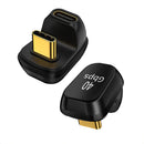 40Gbps Data Adapter Mini U-Shape USB C Female to Male Converter (USB 4.0)