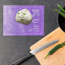 Rolling Dough Baking Mat Silicone Pizza Cake Maker Pad (Purple 40x50cm) Newly