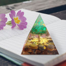 Crystal Energy Generator Orgone Pyramid Spiritual Heal Orgonite Stone (E) Newly