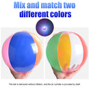 23cm LED Luminous Inflatable Beach Ball PVC Outdoor Summer Party Favors Poo