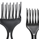Hairdressing Fork Comb Afro-comb Smooth Hair Styling Tools Hairbrush (B)