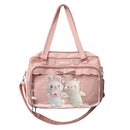 Fashion Handbags Japanese Shoulder Bag Clear Messenger Crossbody Pouch for Girls