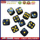10pcs 16mm Decider Dices Round Corner 6 Sided Games Dice for Bar Pub Club KTV
