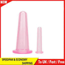 2pcs Vacuum Face Massage Cup Silicone Cupping Suction Can for Facial Leg Arm