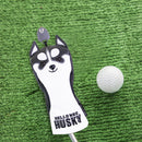 Husky Golf Club Protection Cover Waterproof PU Golf Putter Headcover (UT) Newly