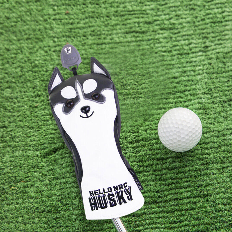 Husky Golf Club Protection Cover Waterproof PU Golf Putter Headcover (UT) Newly