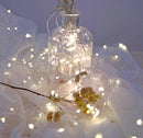 Year Christmas Fairy LED Decorative Light Outdoor String Lights Garland Lamp