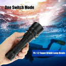 Underwater Torch Diving Flashlight Scuba Dive Lamp Snorkeling Accessories