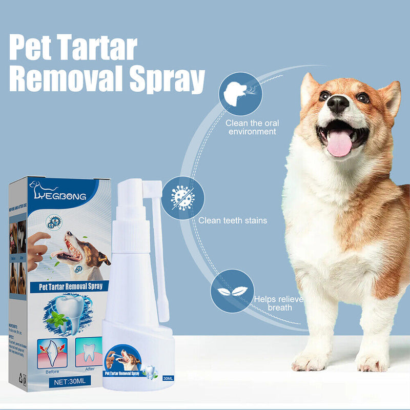 Pet Oral Remover Spray Mint Flavor Dog-Dental Spray Oral Healthy Care Pet