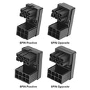 ATX 6Pin Female to 6Pin Male 180 Degree Power Adapter for Desktops GPU (B)