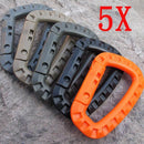 5PCS Useful Backpack Hiking Snap KeyChain Buckle Hook D-Ring Clip Carabiner