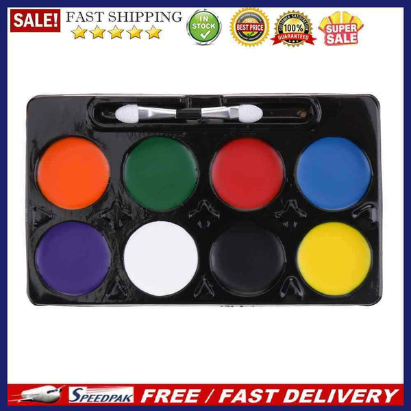 Creative Body Face Watercolor Paints Kid DIY Painting Pigments Tool(8 Color