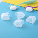 10pcs Plastic Ink Blending Brush Cap Painting Flat Brushes Head Cover Caps Newly