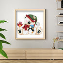 5D DIY Rhinestone Cute Bear Full Round Drill Diamond Painting Mosaic Home Decor