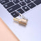 8mm Brass Car Truck Tires Tire Inflator Air Valve Male Copper Clip-on A