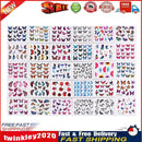 30pcs Nail Stickers Set Big Butterfly Water Transfer Decals Manicure Tools Newly