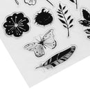 Flower Leaf Transparent Silicone Seals DIY Stamp Scrapbook Album Decor Gift