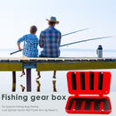 Fishing Tackle Box Sponge Fishing Bait Lure Hook Holder Organizer (Red) Newly