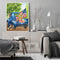 HandPainted Oil Paint Kill Time Picture Coloring Artcraft Flower Abstract Series
