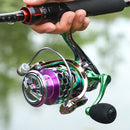 #A Right/Left Hand Interchangeable Spinning Fishing Reel 3+1 Bearings 5.2/1 Whee
