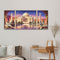 3 Panels Taj Mahal Oil Paint By Numbers Kits DIY Canvas Wall Art Picture Craft