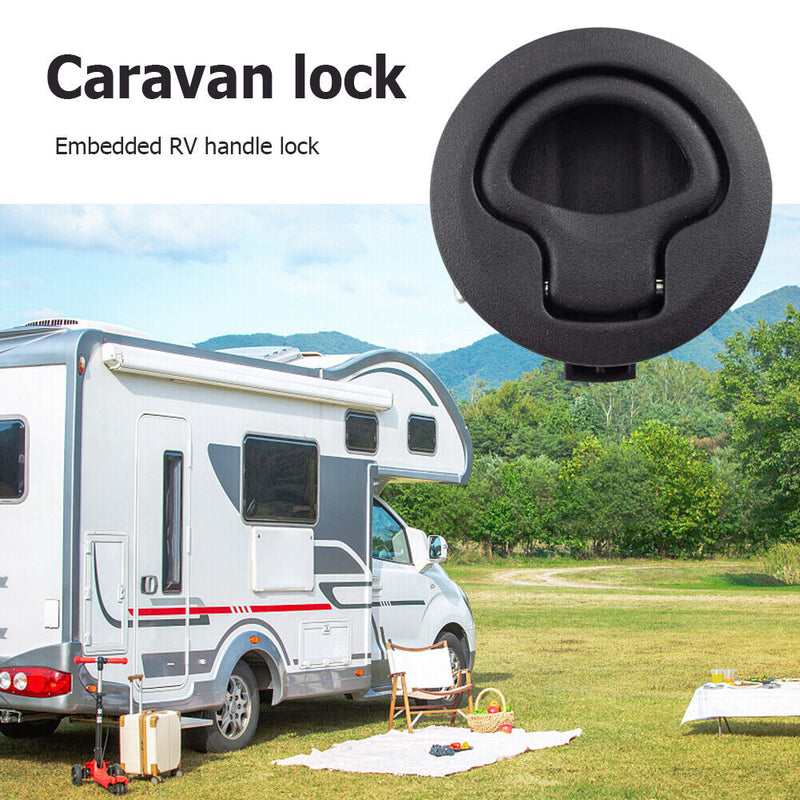 #A Pull Slam Flush for RV Marine Deck Locker Plastic Boat Accessories Marine