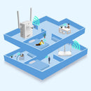 300M Wall Plug WiFi Wireless Receiver Router Repeater with External Antenna