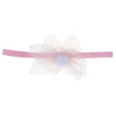 Girls Hair Accessories Baby Elastic Lace Flowers Headbands for Infant(Pink)
