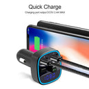 T25 Bluetooth FM Transmitter MP3 Player Dual USB Charger Holder TF Card U-Disk