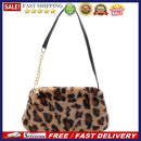 Women Animal Pattern Shoulder Bag Winter Fashion Plush Handbags Female Clutches