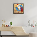 Colorful Rooster Canvas Painted Oil Paint By Numbers Modern Bedroom Wall Arts