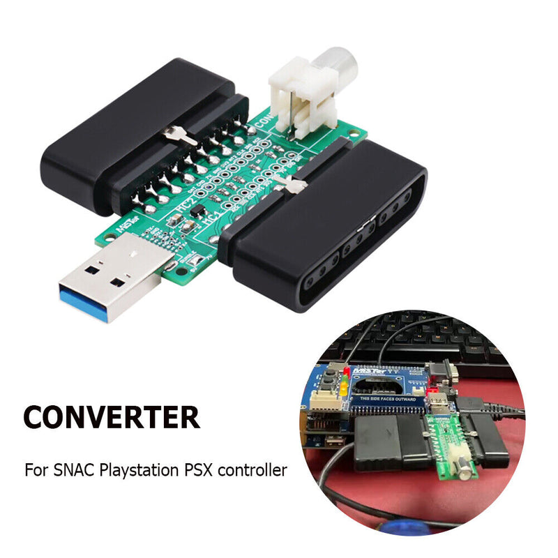 For SNAC Playstation PSX Controller Conversion Adapter Converter Adapter