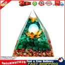 Crystal Energy Generator Pyramid Healing Stone Positive Energy Collect (A) Newly